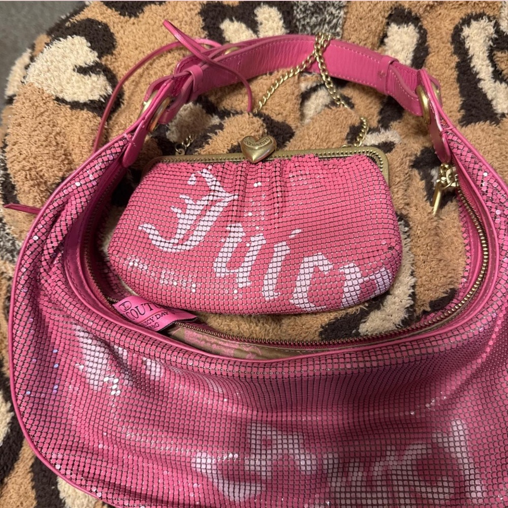 Juicy Couture chain mesh mesh little purse